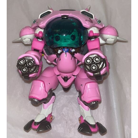 Funko POP! Games Overwatch D.Va with Meka Vinyl Figure #177 PINK - Picture 7 of 11
